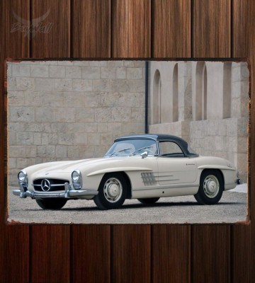 Металлическая табличка Mercedes-Benz 300SL Roadster US spec (R198)